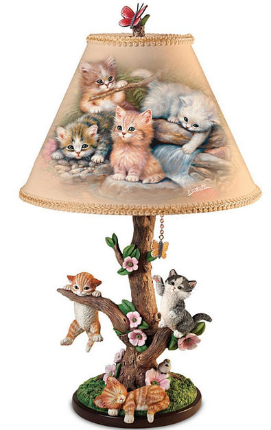 Country Kitties Lamp by Jurgen Scholz