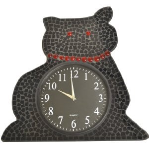 Cat Shaped Wall Clock