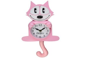 Cat Shaped Wall Clock